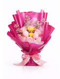 Wrapped Wax Bouquet – A Blooming Delight That Lasts Forever!