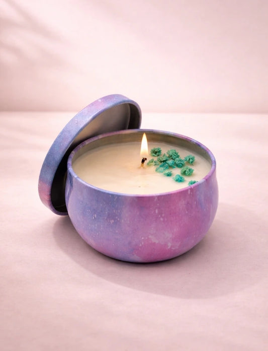 Celestial Calm Peppermint and Eucalyptus soy candle