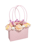 Elegant Wax Flower Purse Bouquet
