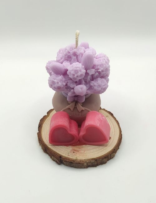 Floral Vase Candle & Wax Melts Set