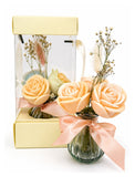 Luxury Rose Wax Melt Vase Gift Set