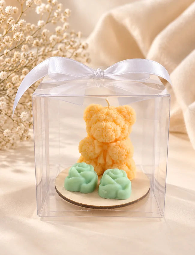 Teddy Bear Candle & Wax Melts Gift Set
