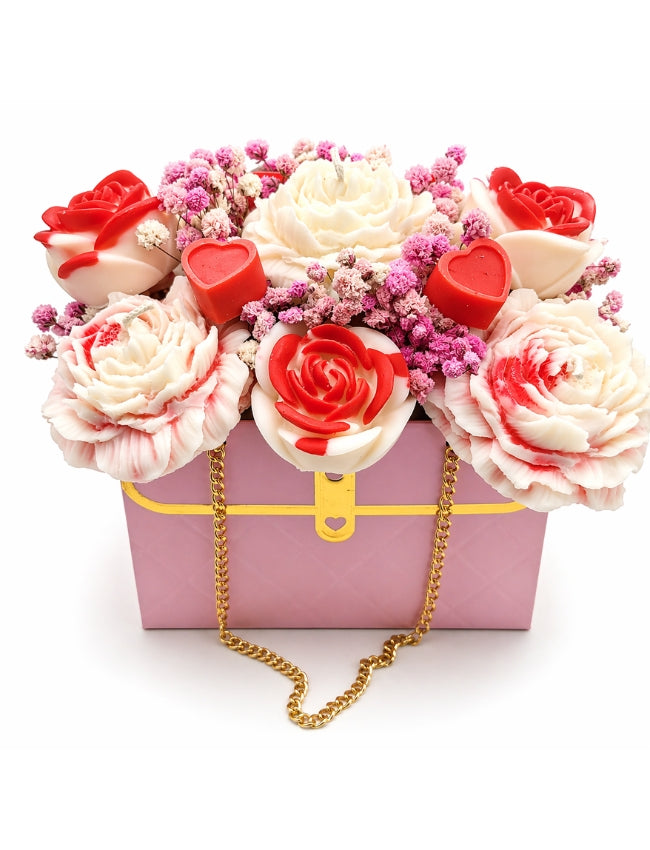 Luxury Wax Bouquet – Boxed Elegance That Lasts
