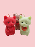 Sweet Heart Cat Candle