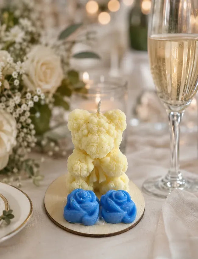 Teddy Bear Candle & Wax Melts Gift Set