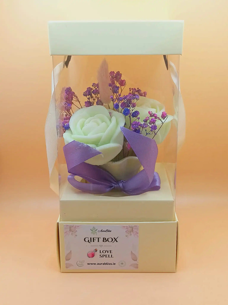 Wax Rose Bouquet Gift Box