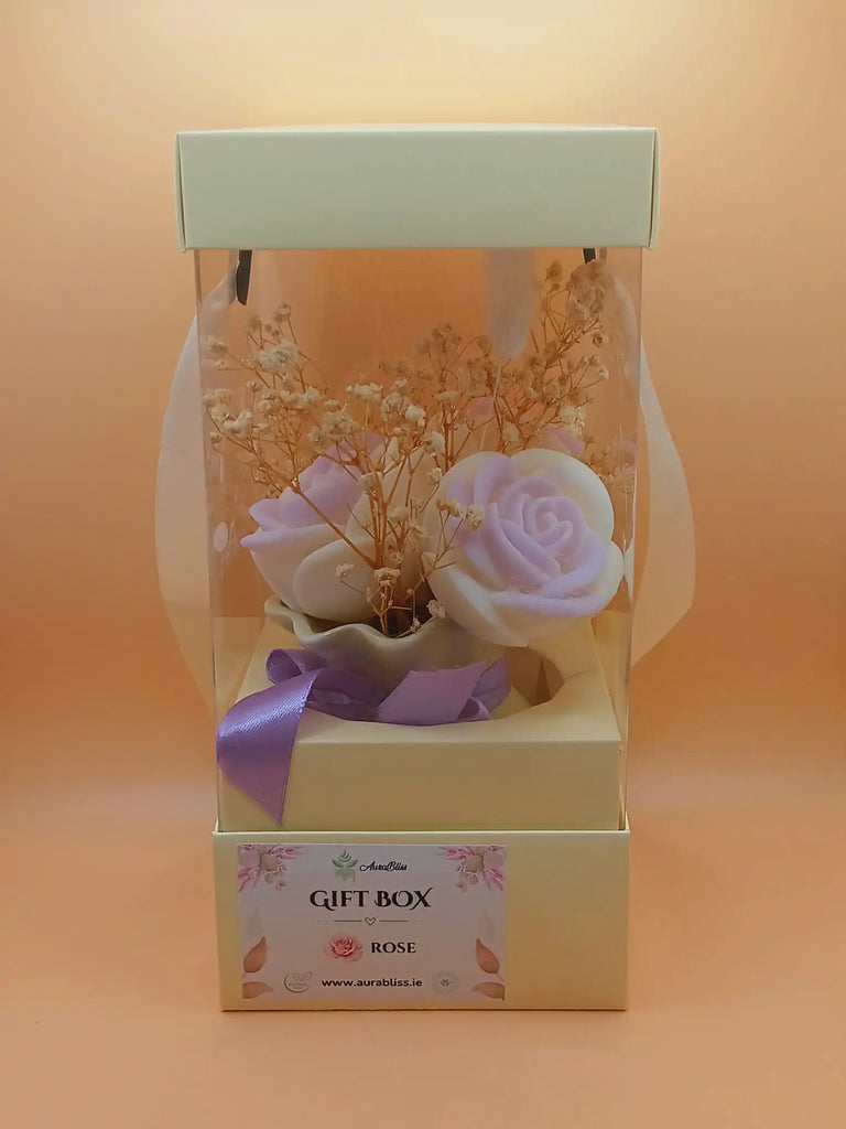 Wax Rose Bouquet Gift Box