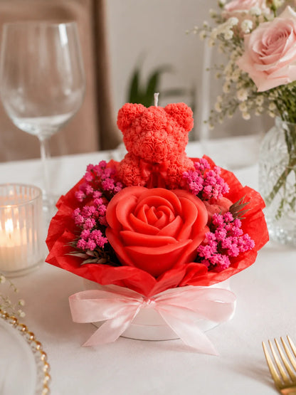 Sweet Mini Wax Flower Gift Box