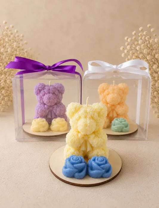 Teddy Bear Candle & Wax Melts Gift Set