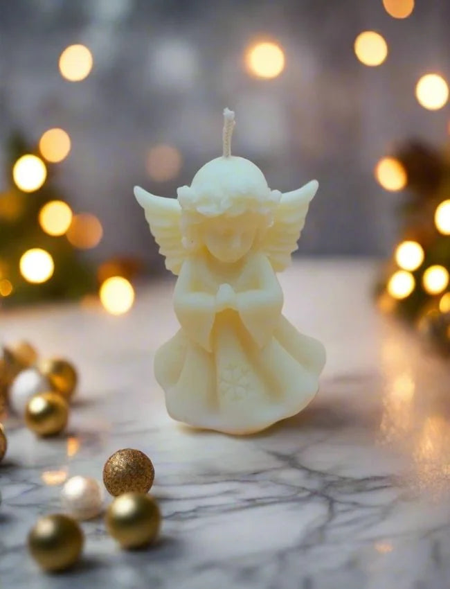 Christmas Angel handcrafted soy candle