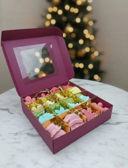Festive soy wax melt gift box