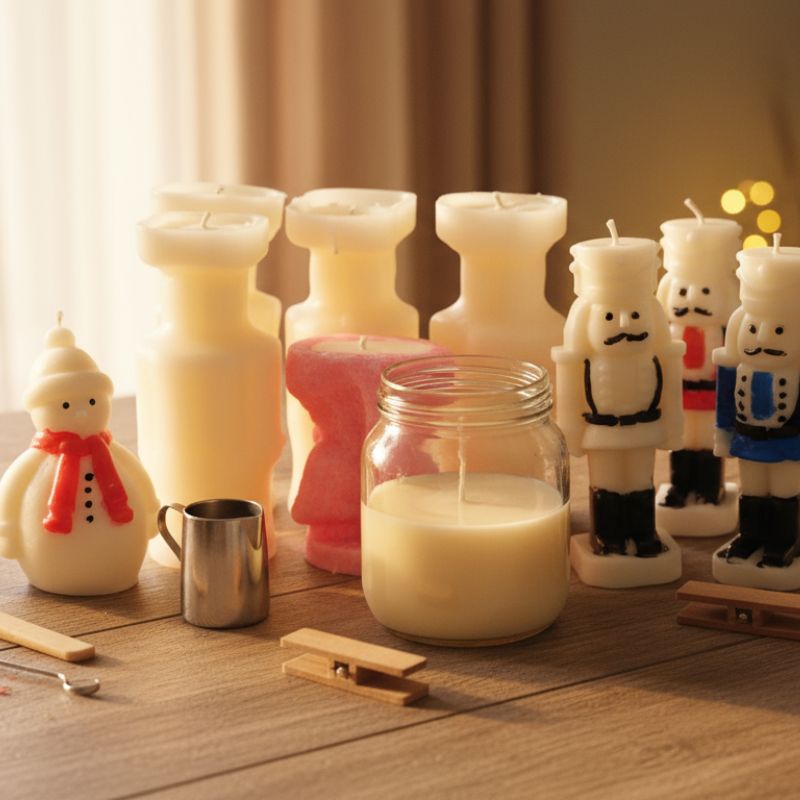 AuraBliss handmade candle collection