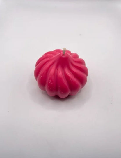 Pink Pumpkin Charm pumpkin-shaped soy wax candle