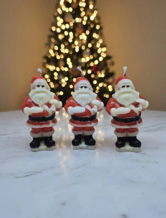 Santa Claus soy candle by AuraBliss
