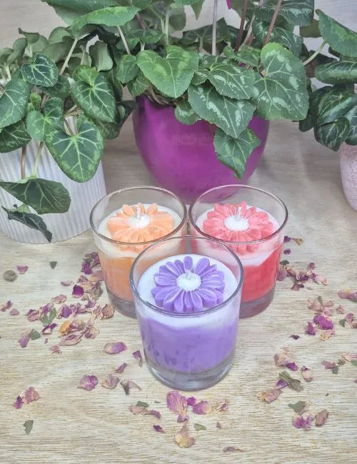 Signature Glass Candle Trio – Luxury Scented Candle Gift Set