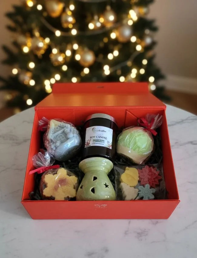 Deluxe Christmas Candle Diffuser Gift Box